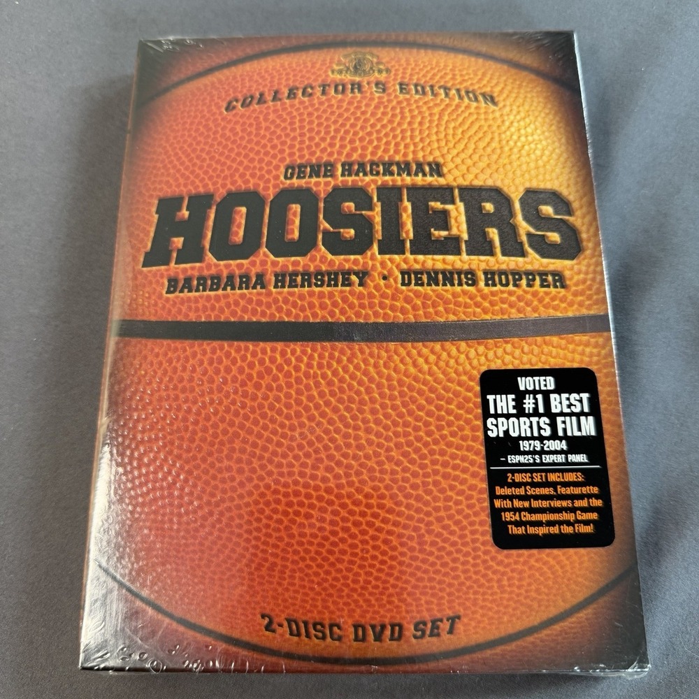 Hoosiers 2-Disc Collector's Edition DVD Gene Hackman Dennis Hopper New Sealed